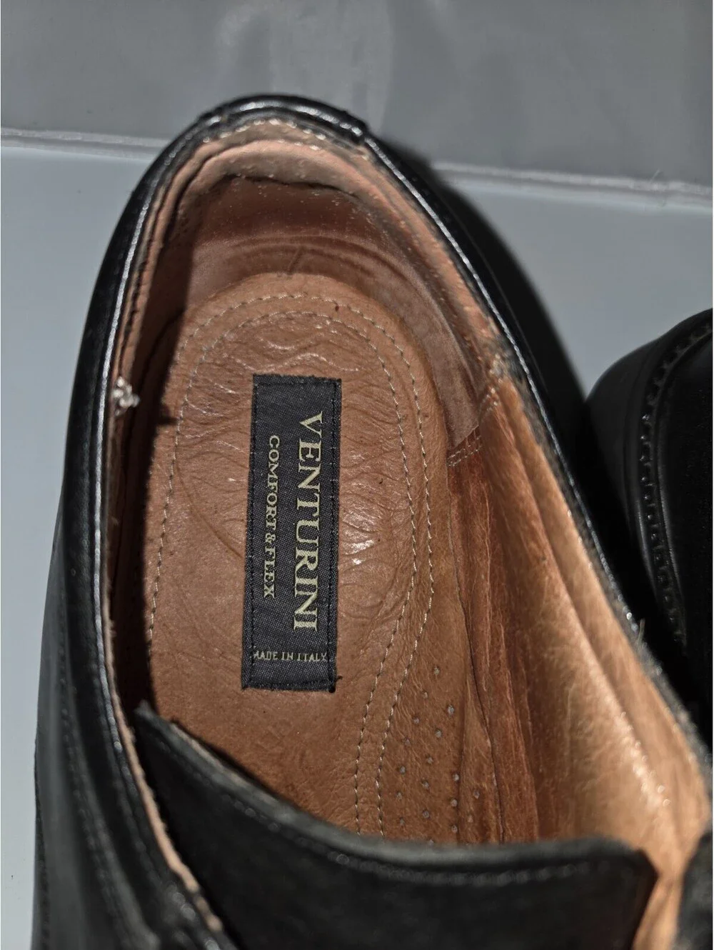 Venturini Comfort & Flex Leather Cap Toe Oxford Shoes Men’s 9 W SB2